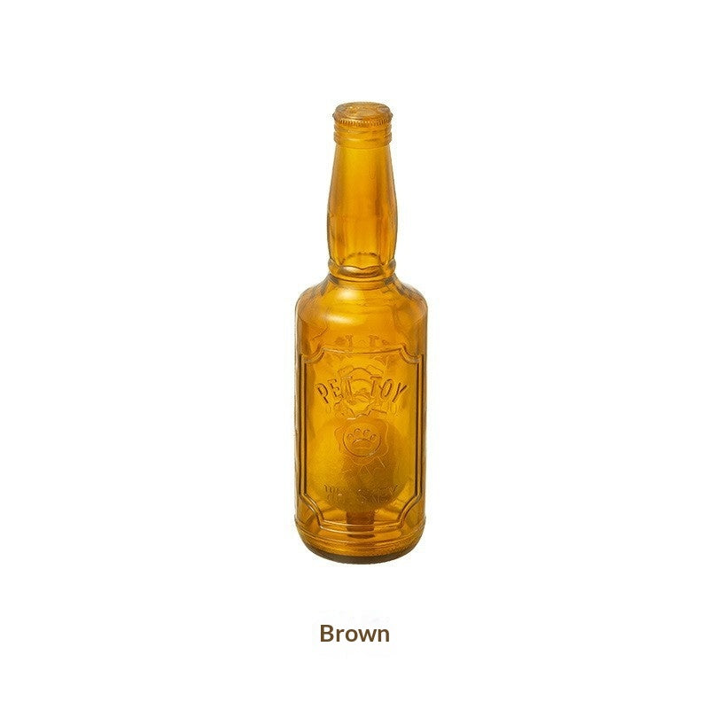 Pet Interactive Dog-Sounding Tennis Ball Bottle