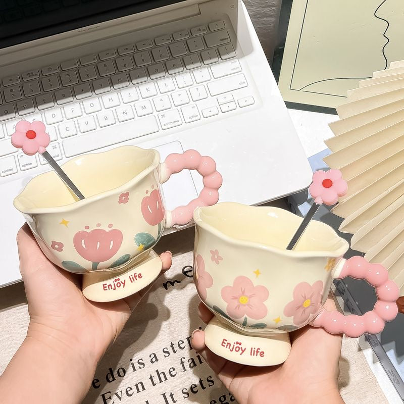 Ceramic Cup Birthday Gift For Girls Gift Box Water Mug