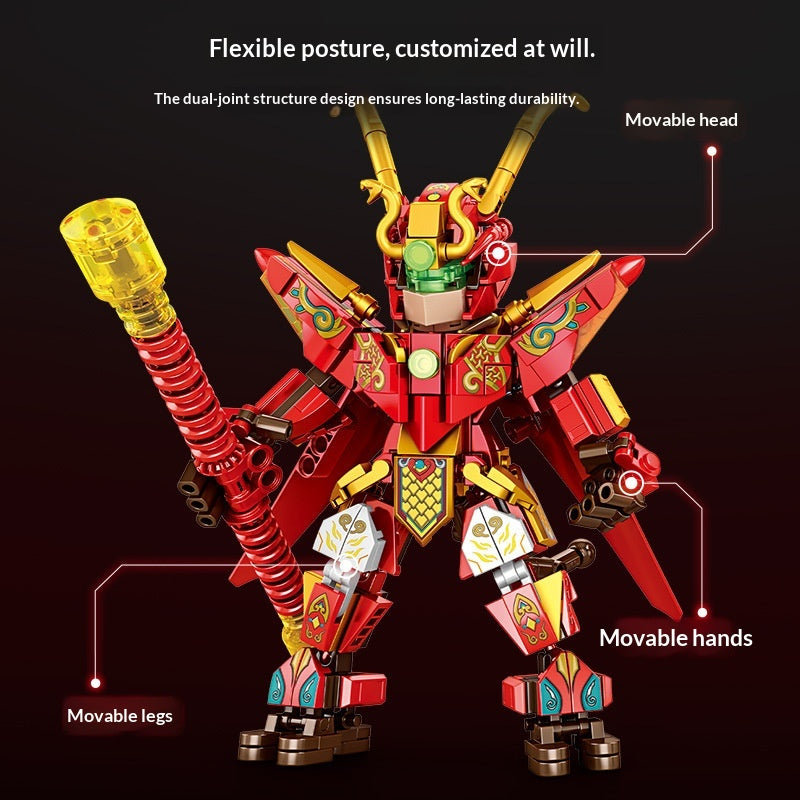 Building-block Assembled Robot Educational Toy For Boys Birthday Gift