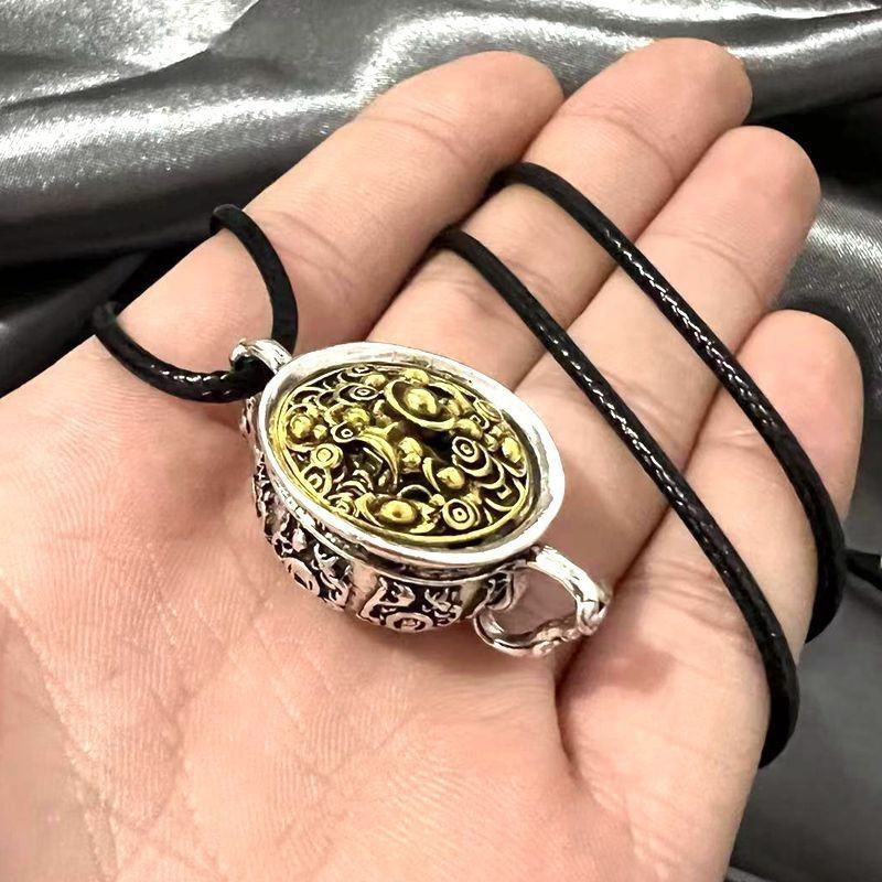 Men's Necklace Personality Fashion Thai Silver Retro Cornucopia Female Pendant Accessories