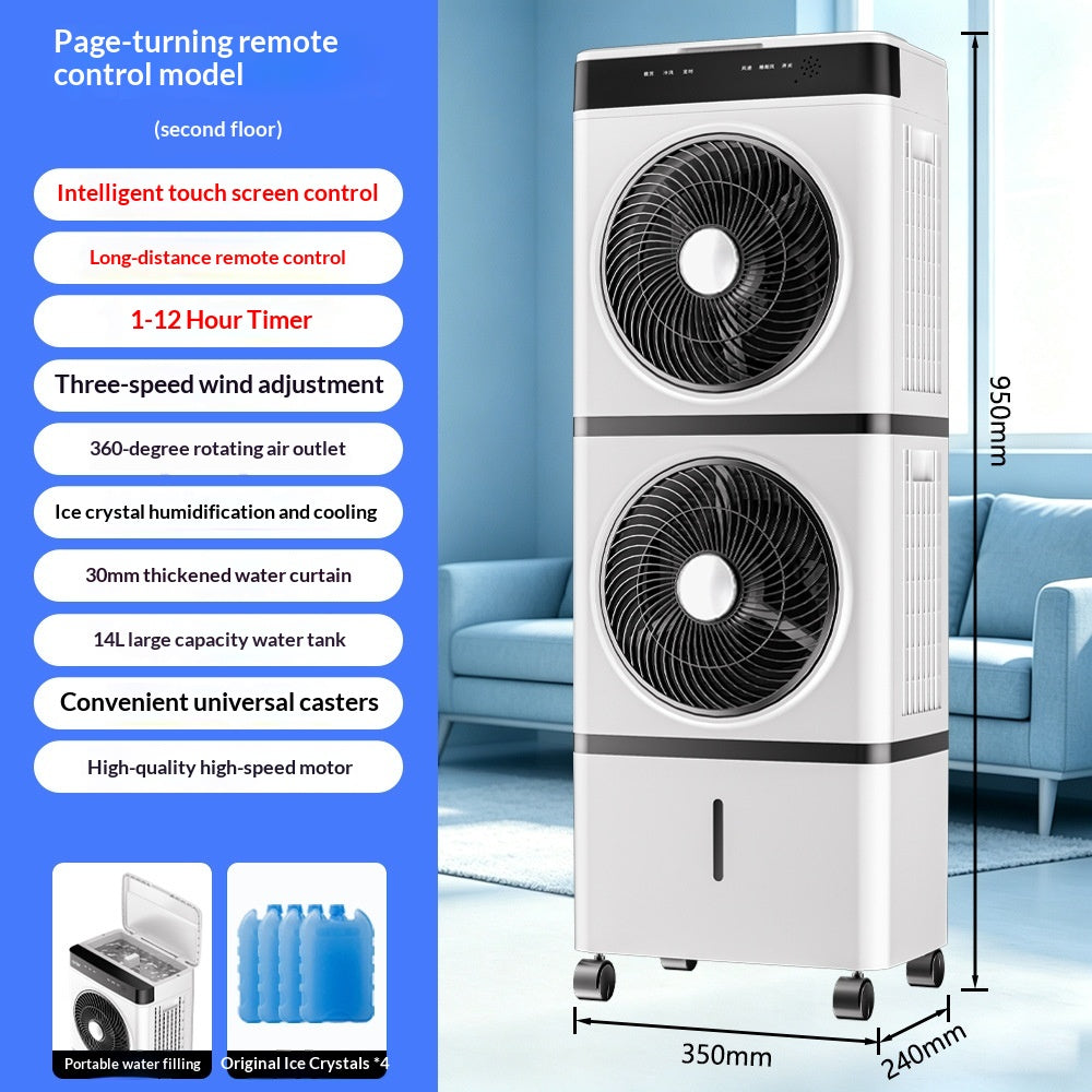 Smart Remote-Controlled Compact Air Cooler For Home Use
