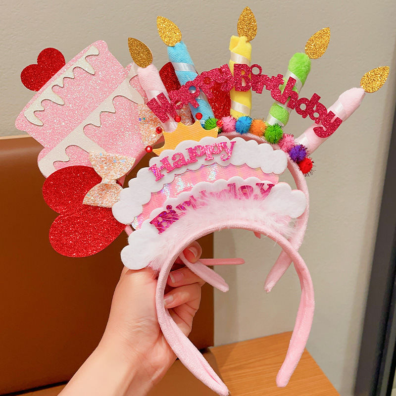 New Cute Children's Headband Princess Birthday Photo Decoration Accessories