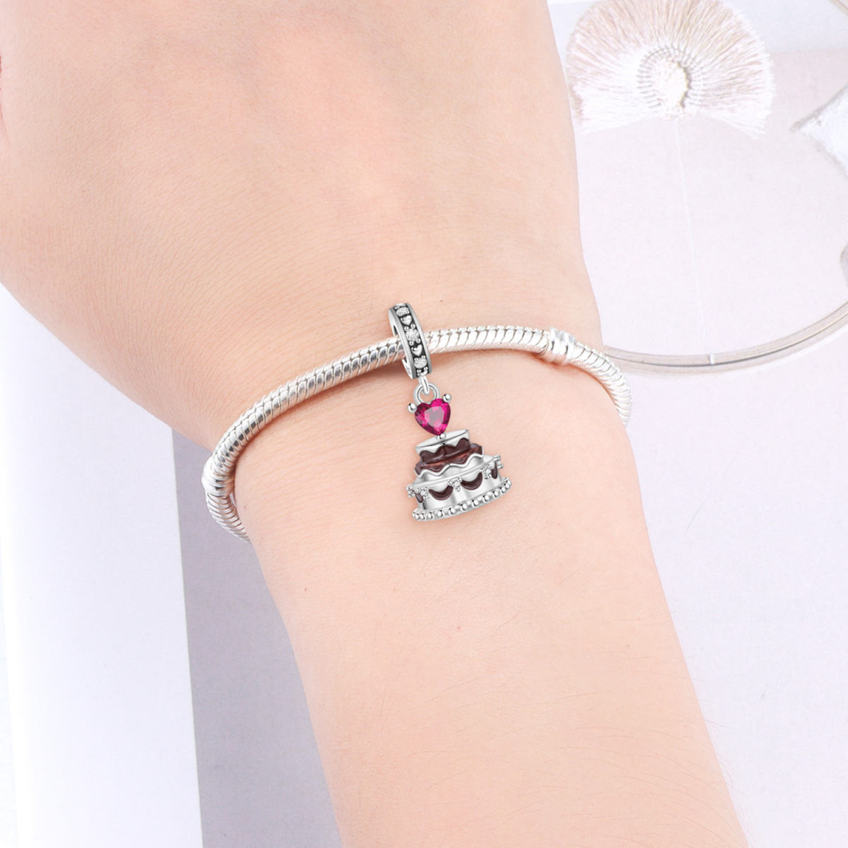 Dreamy Dessert Series Copper Bead Pendant DIY Bracelet Accessories