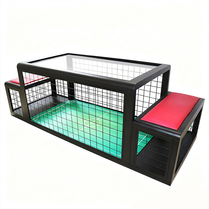 Soccer Table Sports Game Equipment With Live Player Interaction