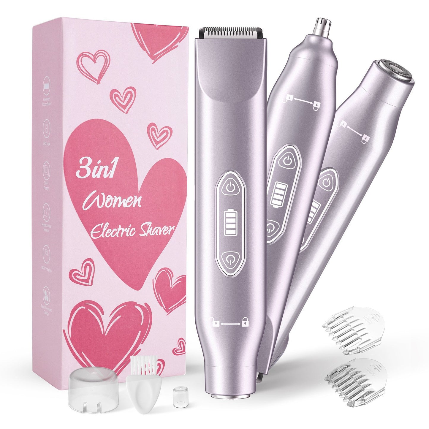Hair Removal Device For Mens And Womens Intimate Areas