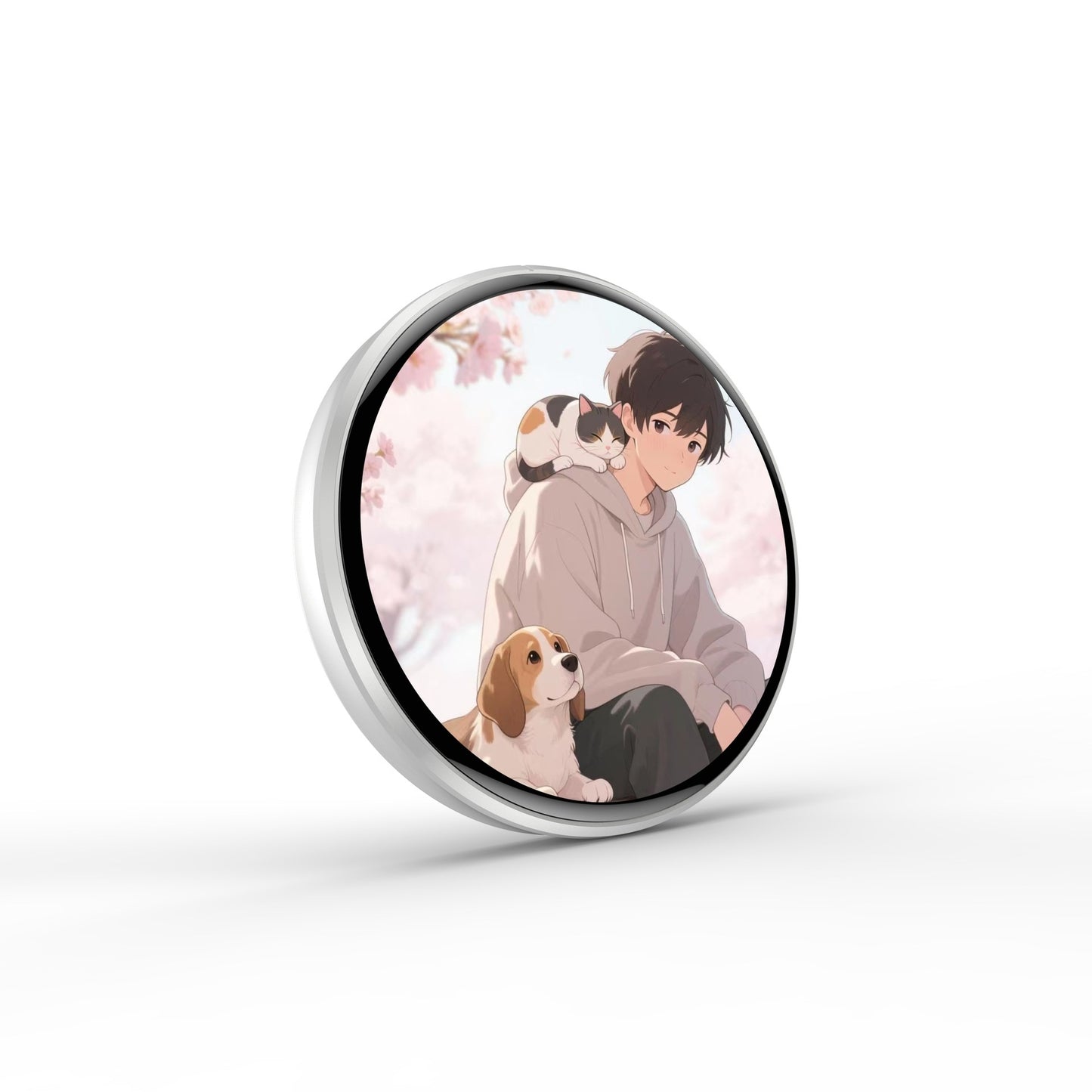 Smart Electronic Bar Carry-on Decoration Trendy Two-dimensional Badge