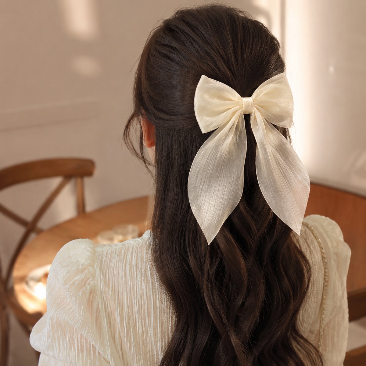 Bow Hair Clip Large Streamer Hair Accessories For Girls And Adults 11-piece Set