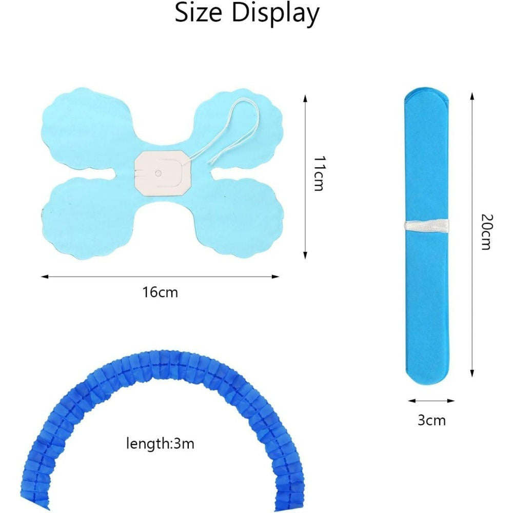 Party Decorations & Accessories - Paper Wall Decorations, 12-Piece Garland Set, Paper Party Garlands, Banners, Party Decorations, Blue Paper, Oktoberfest Party Accessories, Oktoberfest Beer Tent