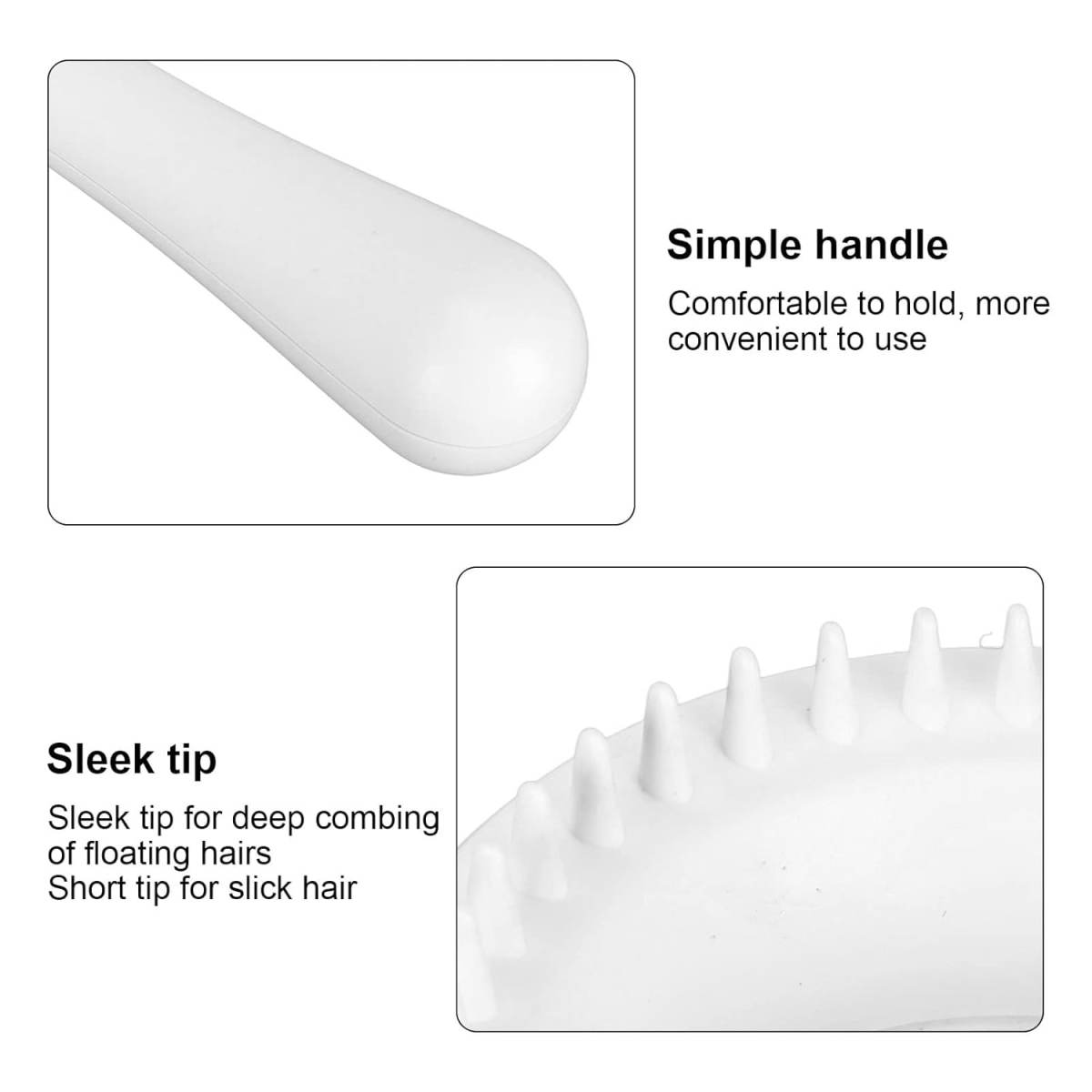 Pet Grooming Brush Double Sided Deshedding Massage Comb Quick Clean Up Comfortable Handle For Cats Dogs Pets