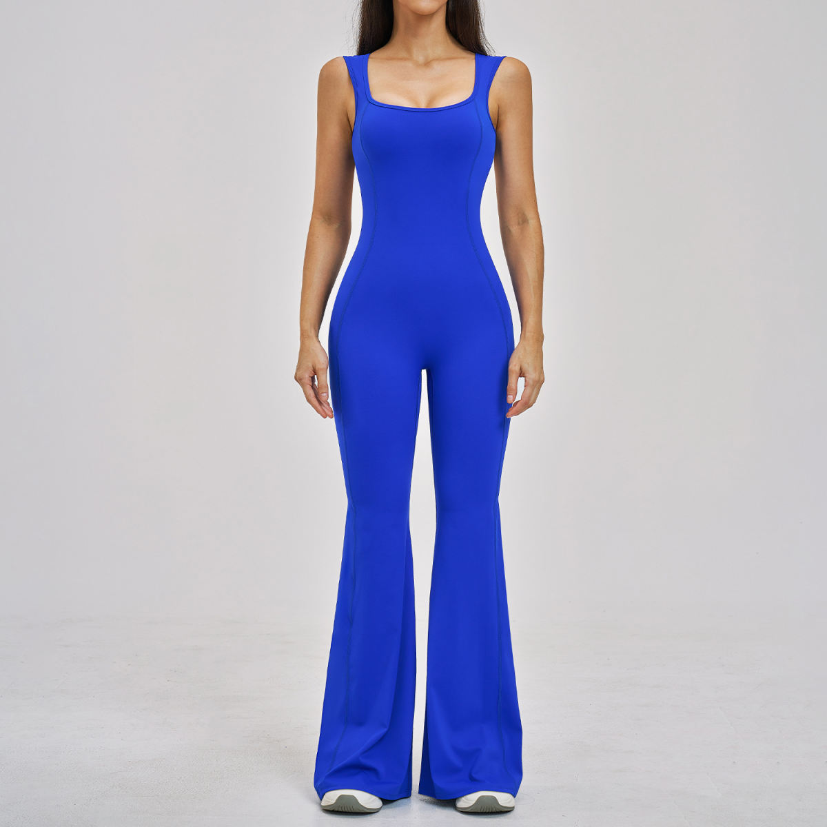 Sports Yoga Back-flattering One-piece Outfit Slightly Flared Fitness Yoga Wear