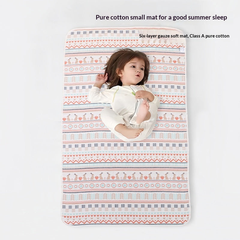 Six-Layer Gauze Soft Cooling Mat Pure Cotton Suitable For Moms And Babies