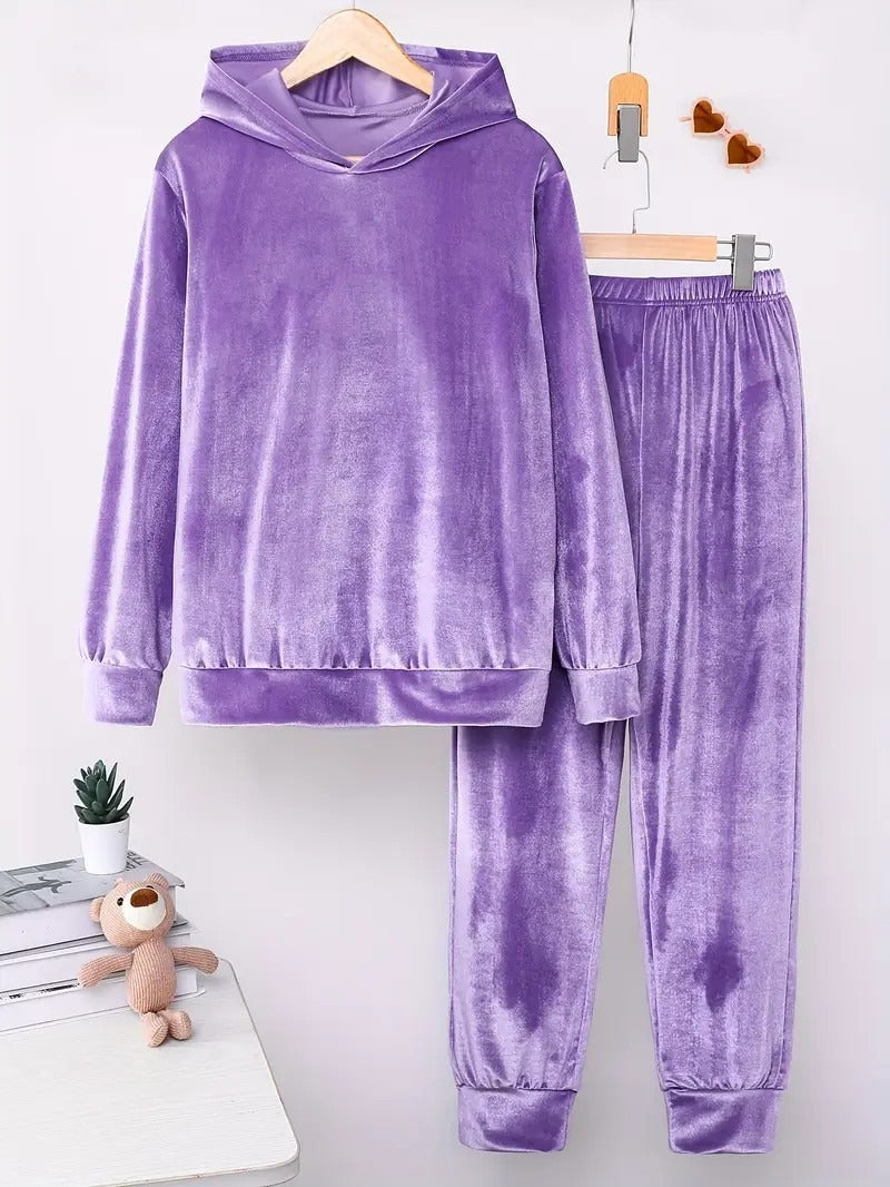 2026 New Arrival Fashion Solid Color Pullover Women's Matching Set