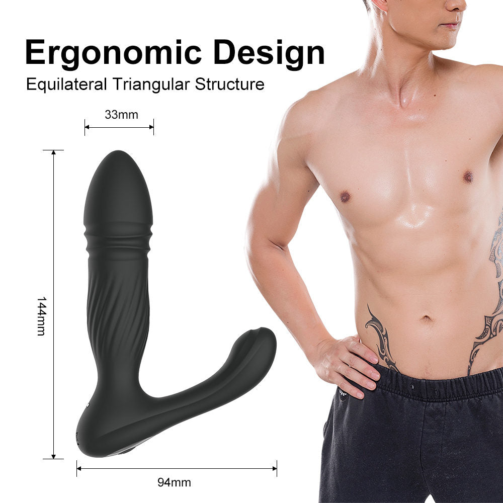 Butt Plug Sex- Toy Thrusting Anal-Vibrator- 10 Vibrating Modes Prostate Stimulator Adult-toys Games For Men