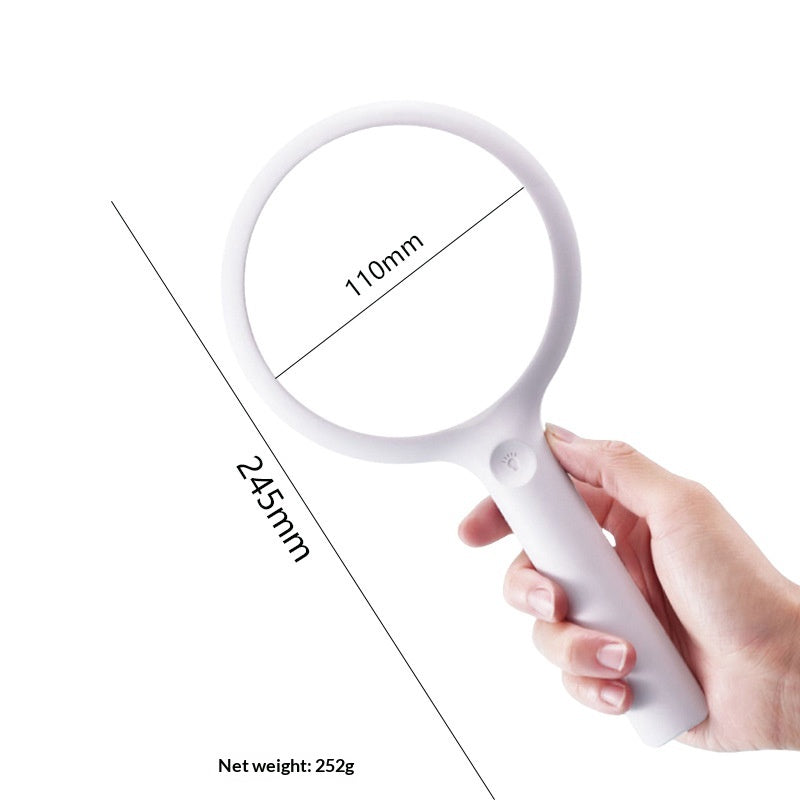 3-Speed Adjustable USB-Charging 20-LED Reading Magnifier