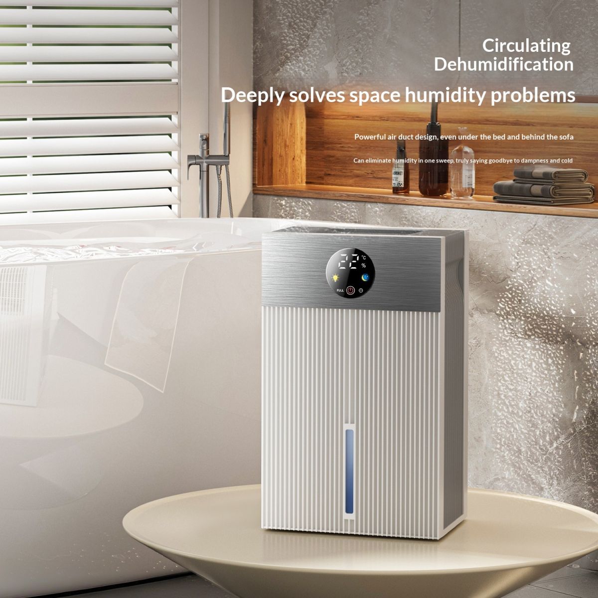 Indoor Silent Dehumidifier For Home Use Compact Dehumidifier