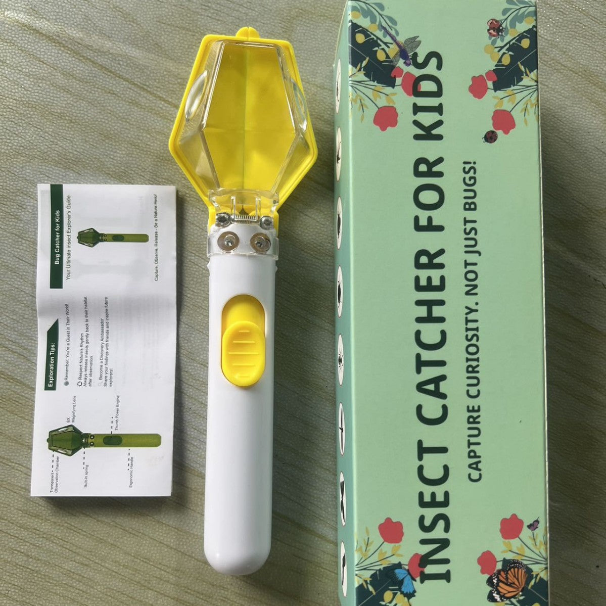 Bug Catcher Kit For Kids, Insect Trap With 6X Magnifying Glass - STEM Learning & Exploration Toy, Outdoor Activity Gift For Children