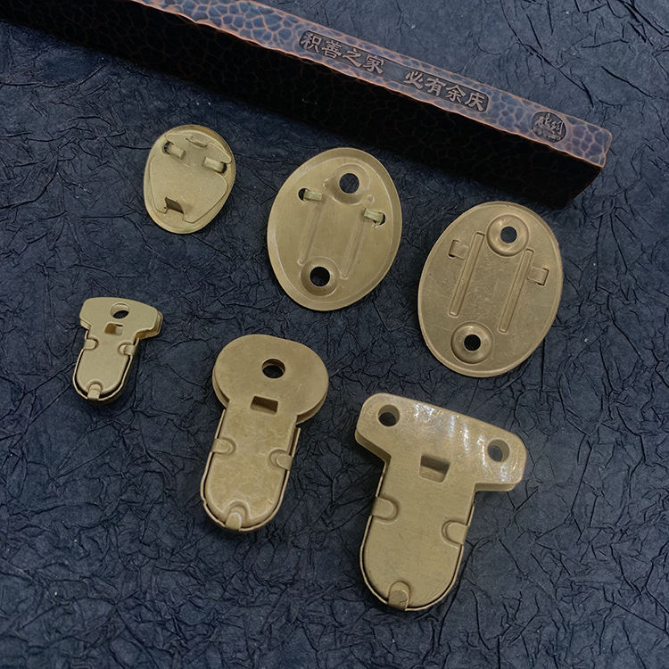 Pure Copper Plug-in Lock Leather Creative Accessories