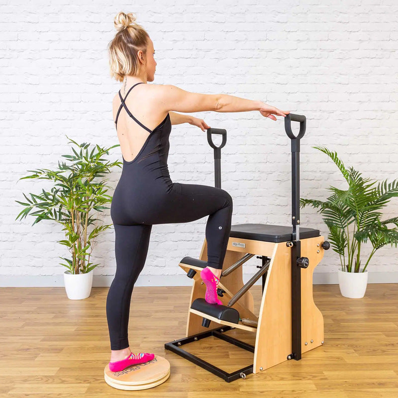 Solid Wood Fitness Training Stretching Yoga Wheel