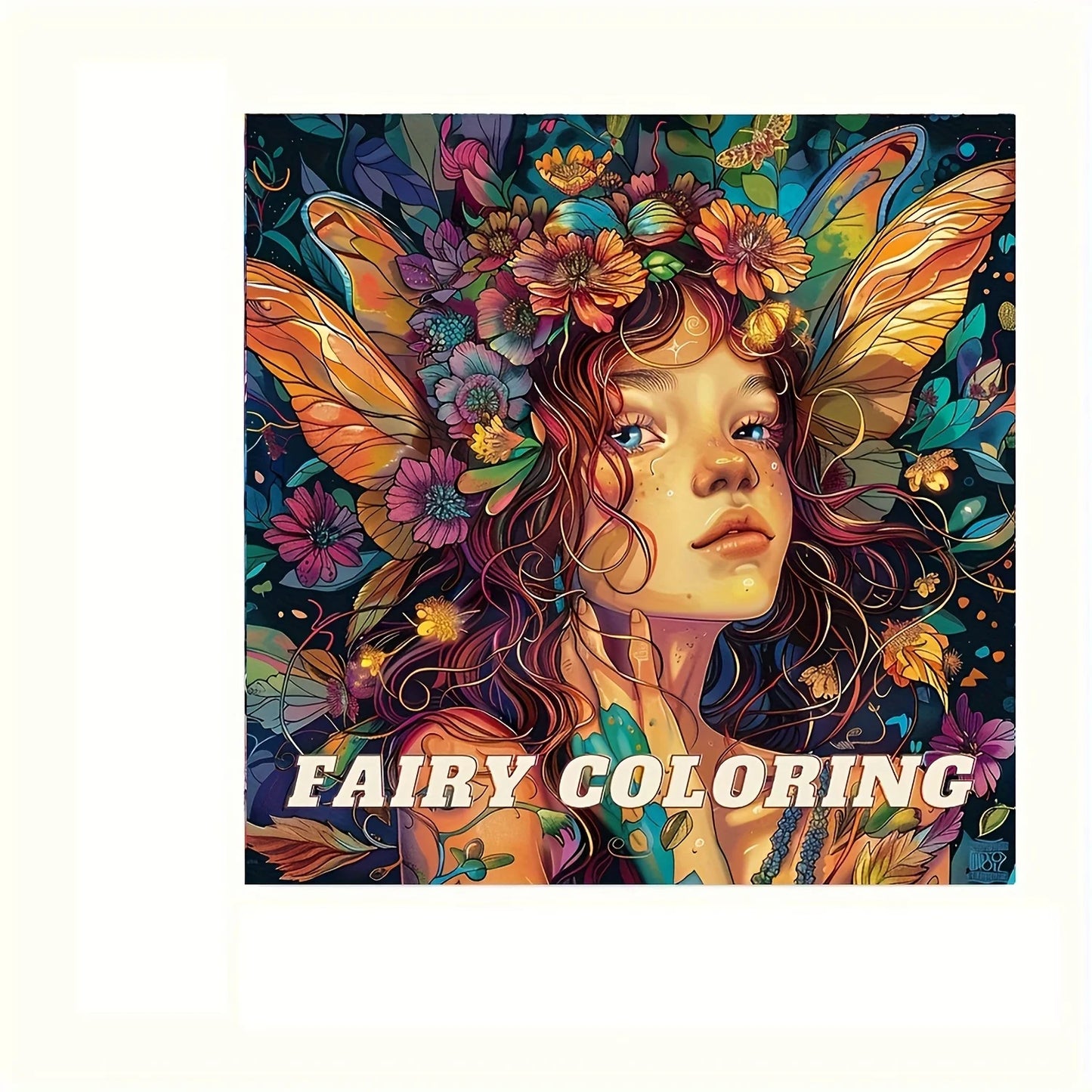 28 Pages Fairy Coloring Book Coloring Book For Adult Stress Reduction Colouring Book Valentine's Day Gifting, Birthday Party Gift, Drawing Supplies, Christmas Gift, Back To School Supplies