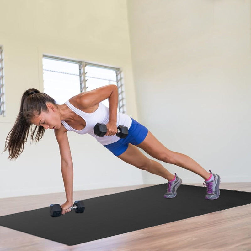 Treadmill Pad Exercise Equipment Mat NBR Floor Protector For Gym Home Fitness