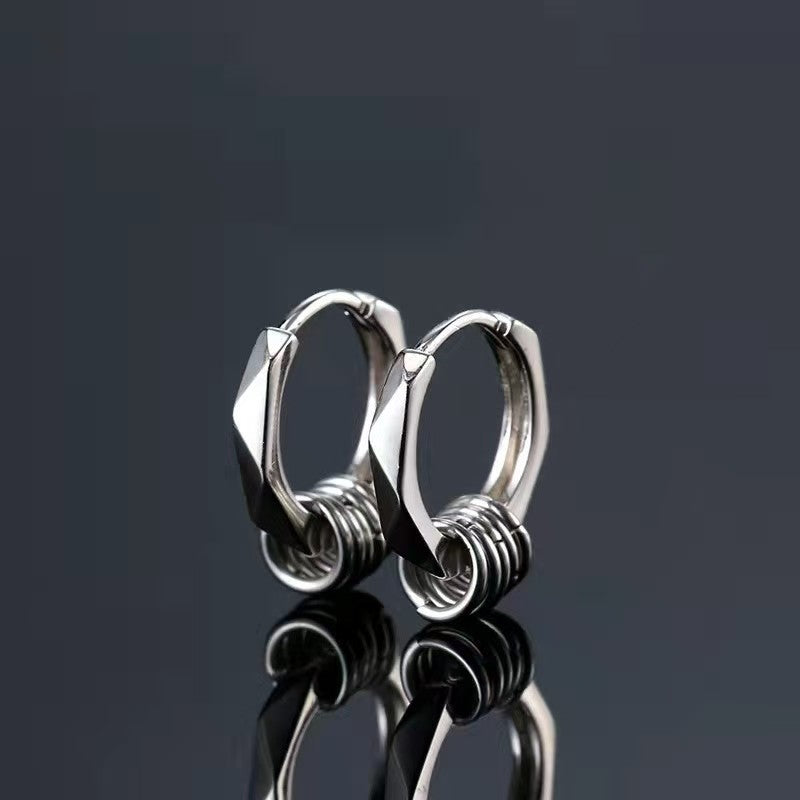 2026 Must-Have Men Fashion Stud Earrings, Versatile High-End Workplace & Daily Earrings, Vintage Fashion Clip Earrings For Trendy Women