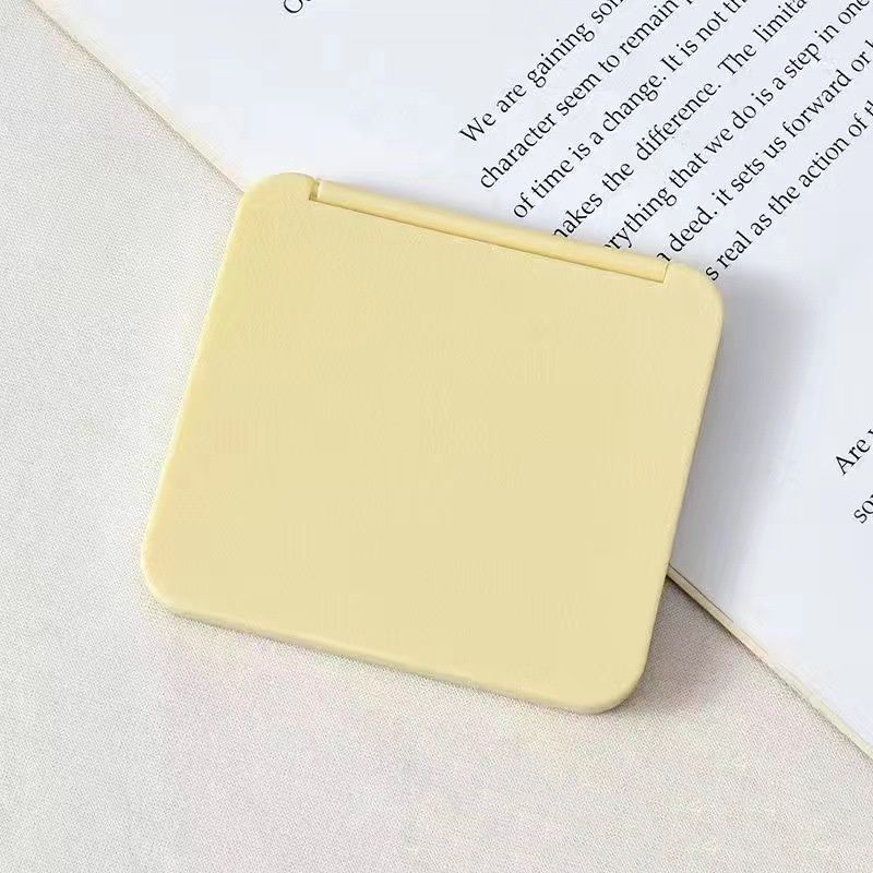 Cute Square Makeup Mirror Portable For Students