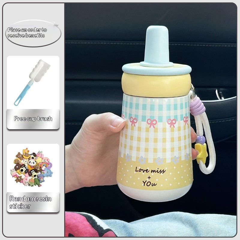 New Creative High-capacity Stainless Steel Water Bottle