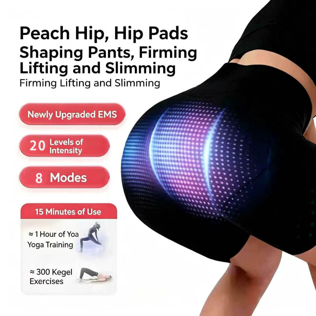 Microcurrent Fitness Leggings For Body Shaping