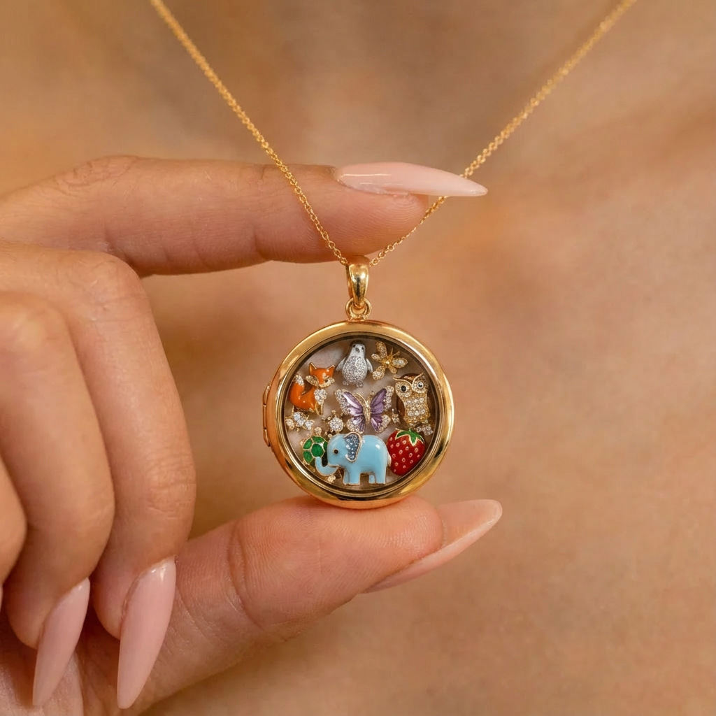 Personalized Glass Pendant Necklace DIY Accessories