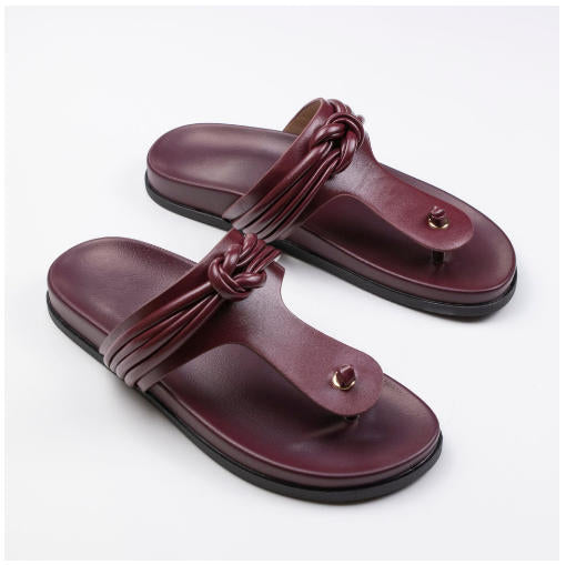 Womens Sandals Outdoor Roman-style Thick-soled Slippers