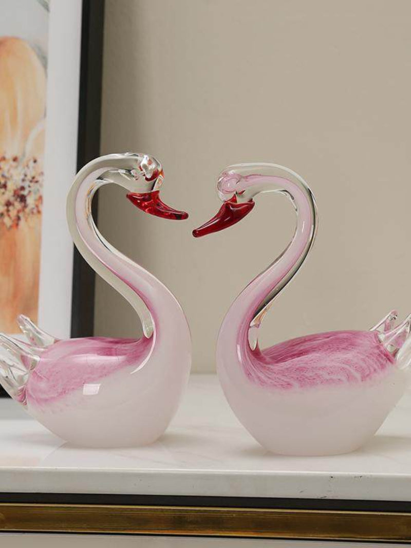 Handmade Swan Ornament For Home Decor Perfect As A Wedding Gift