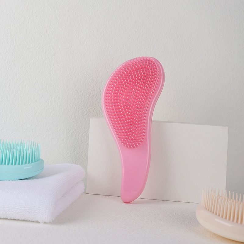 Solid Color Massage Comb Soft Teeth Smooth Hair Without Knot