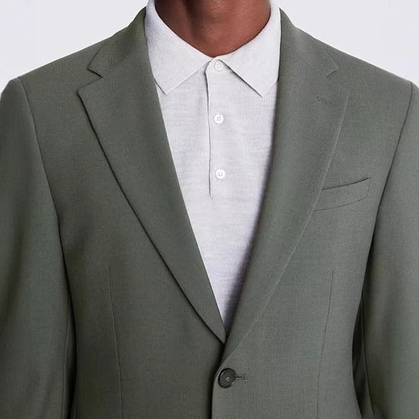 Mens Korean-style Slim-fit Two-piece Suit