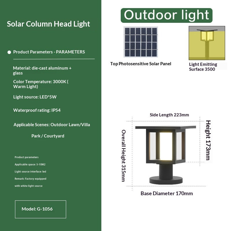 Outdoor Courtyard Lamp Waterproof Park