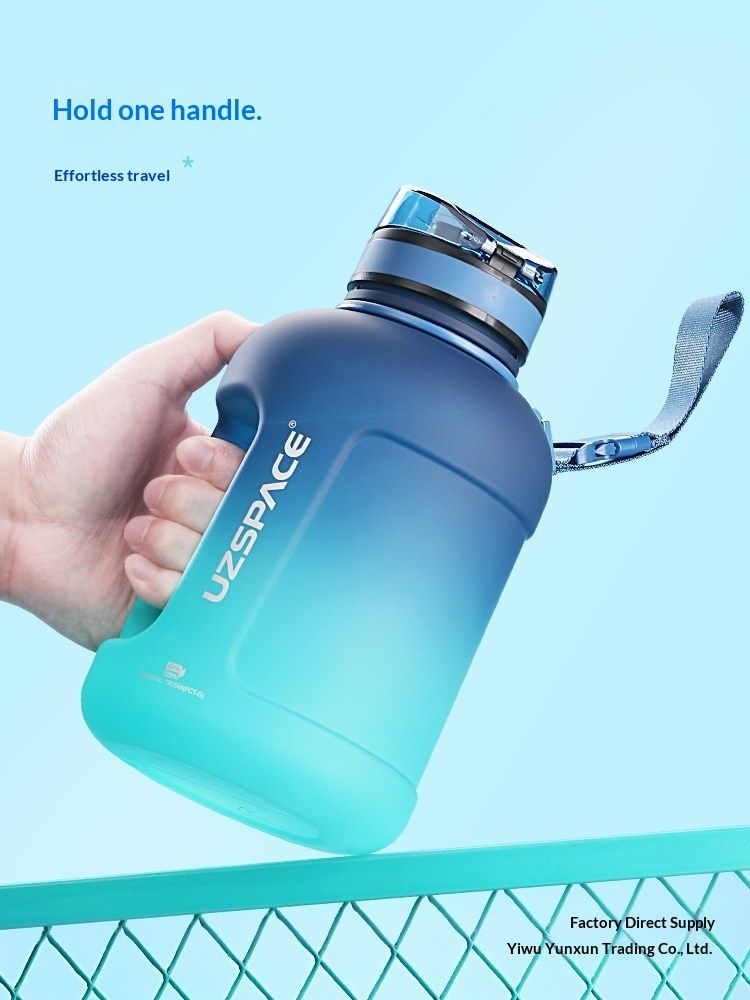 Large-capacity Sports Water Bottle Fitness Hydration Flask