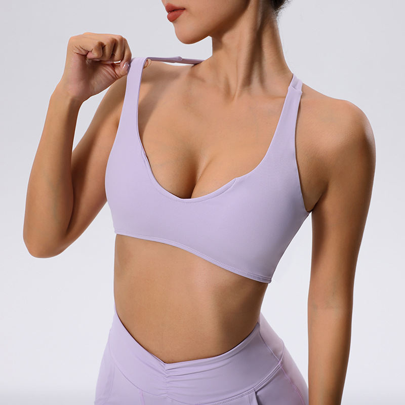 Sports Underwear Women's Back High Elastic Moisture Wicking Running Yoga Bra Fitness Vest