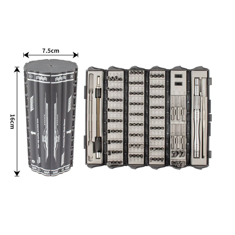 128 IN 1 Precision Screwdriver Set Magnetic Repair Tool Kit Computer Phone Watch