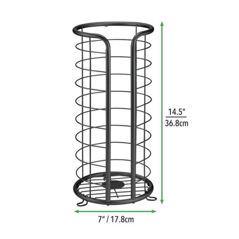 Simple Home Iron Floor-Standing Toilet Paper Holder For The Bathroom