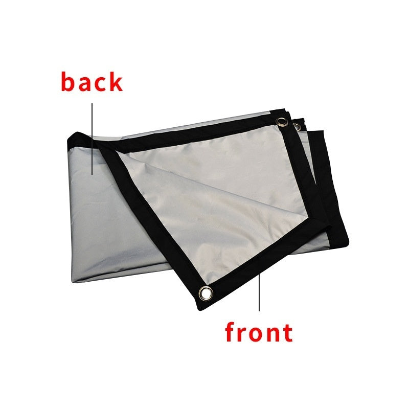Simple Portable Light-resistant Metal Projector With A Home-use Screen
