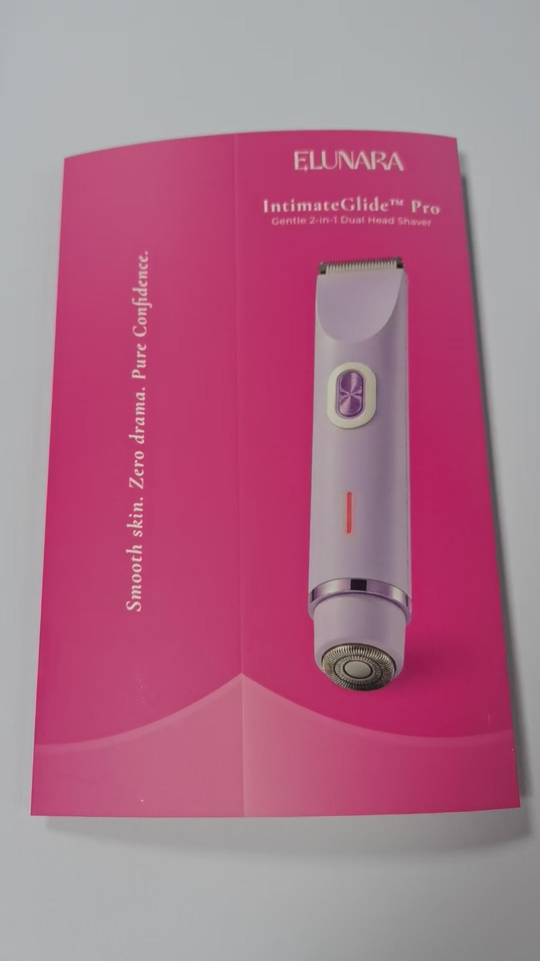2 In 1 Hair Remover Women's Double Head Shaver Private Pubic Hair Trimmer Electric Razor Wet Dry Electric Body Hair