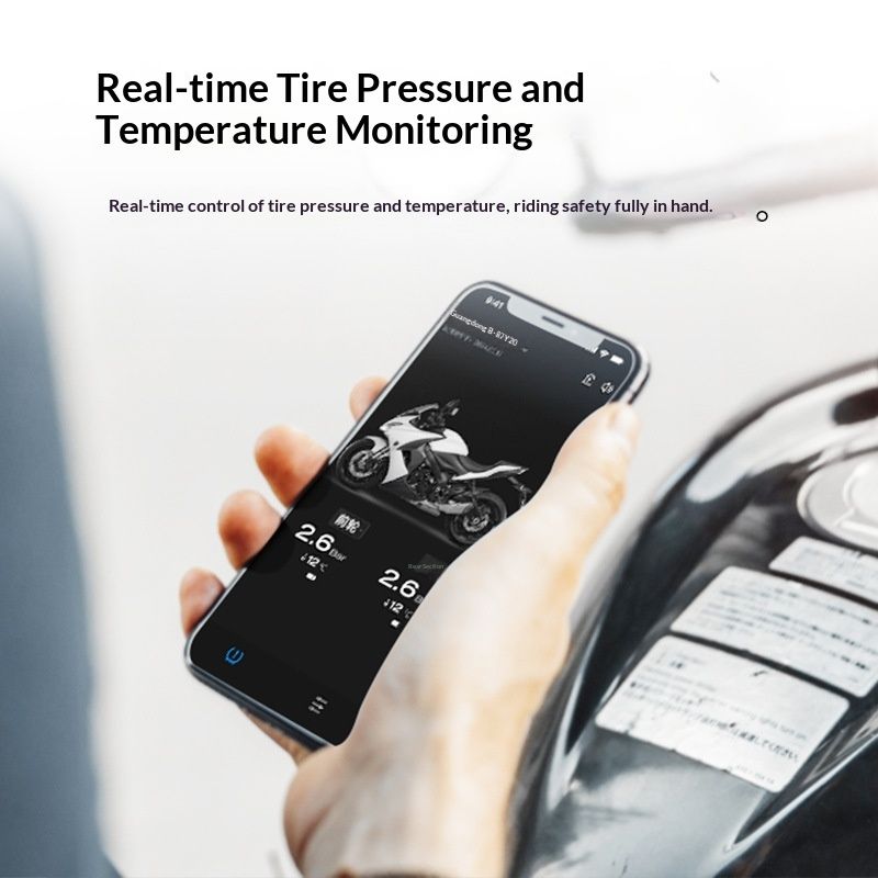 Motorcycle Bluetooth Diagnostic Tool With External Universal Sensor For Mobile Apps