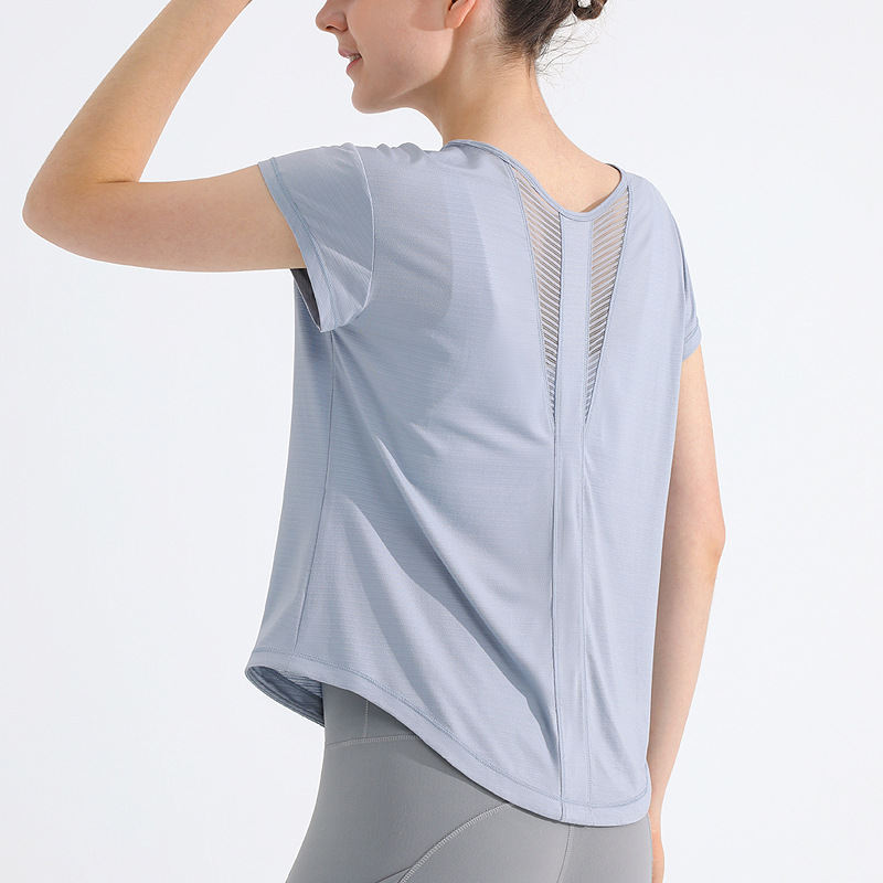 Womens Quick-Dry Sports T-Shirt Yoga Apparel