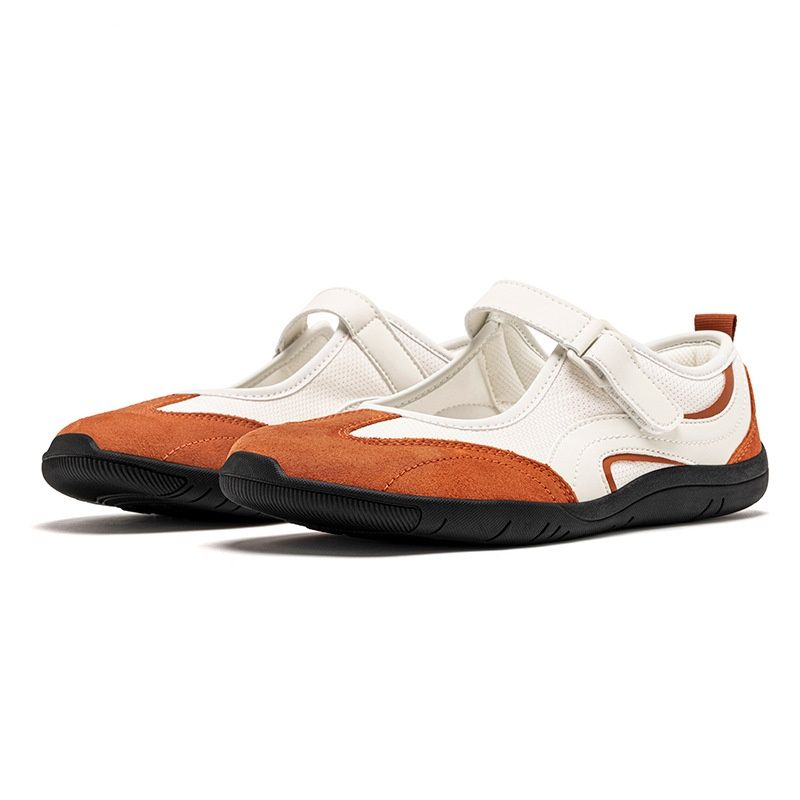 Wide-toe Mary Jane Shoes Breathable Mesh Lightweight For Outdoor Casual Wear