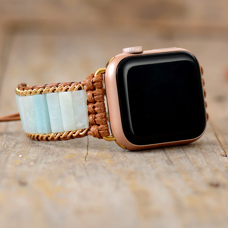 Natural Stone Bohemian Handmade Smart Watch Strap