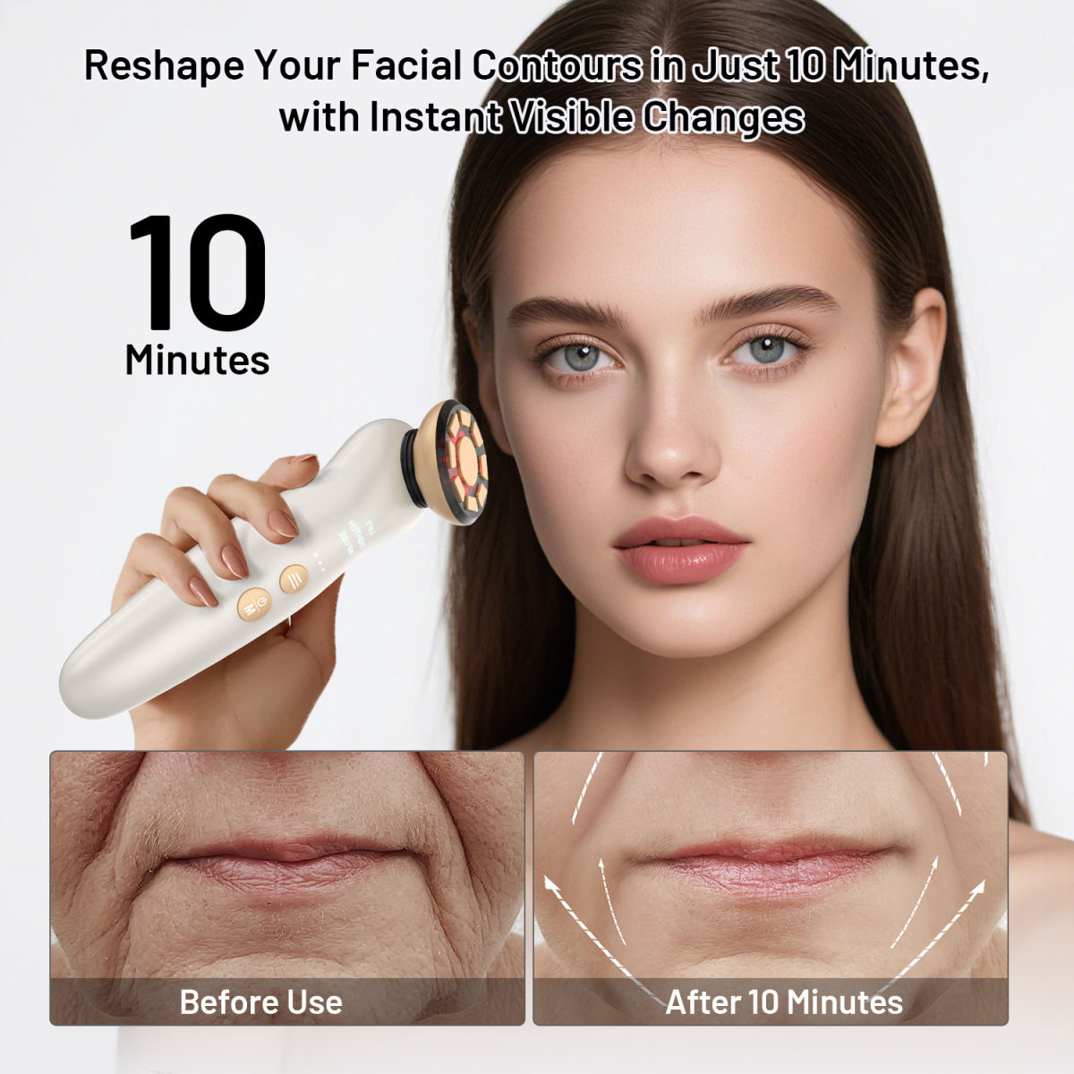 3-Mode Facial Ice Compress Lifting Firming Eye Massage Infusion Device
