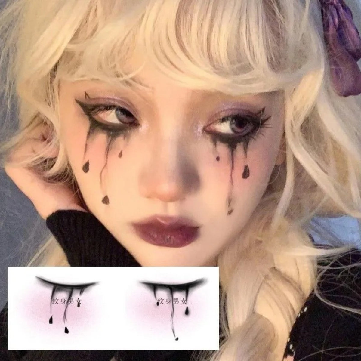 Witch Tears Makeup Tattoo Stickers
