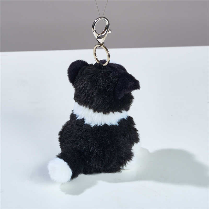 Border Collie Plush Toy Charm Decompression Gift