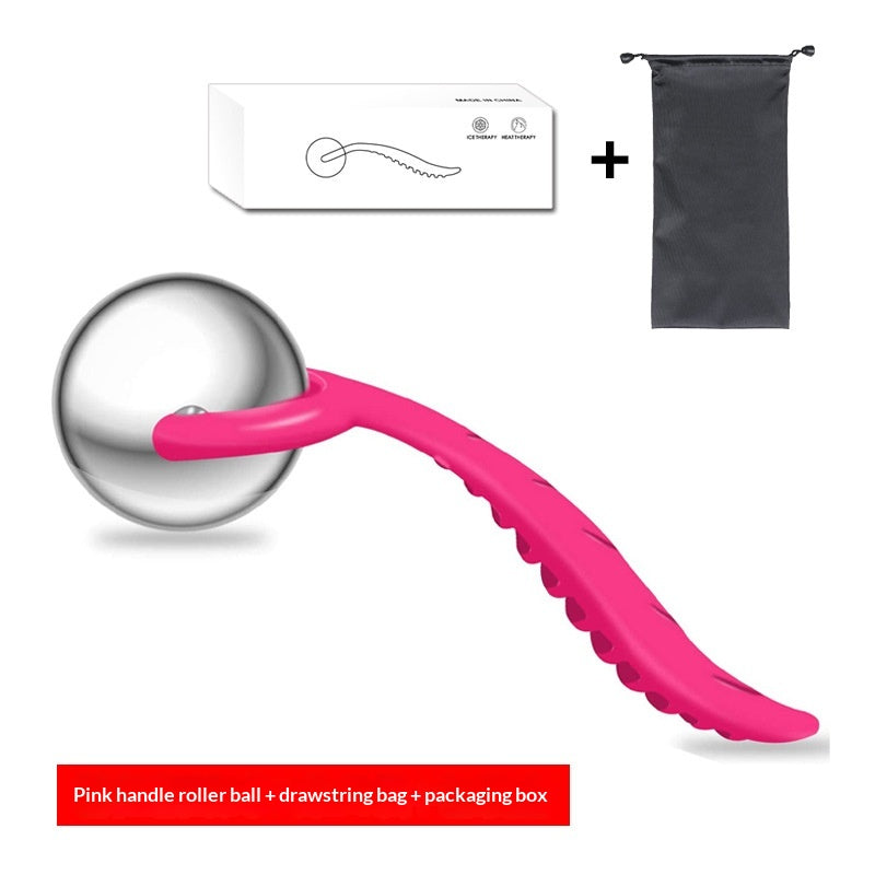 Stainless Steel Massage Roller Fitness Hot Cold Therapy Fascia Ball