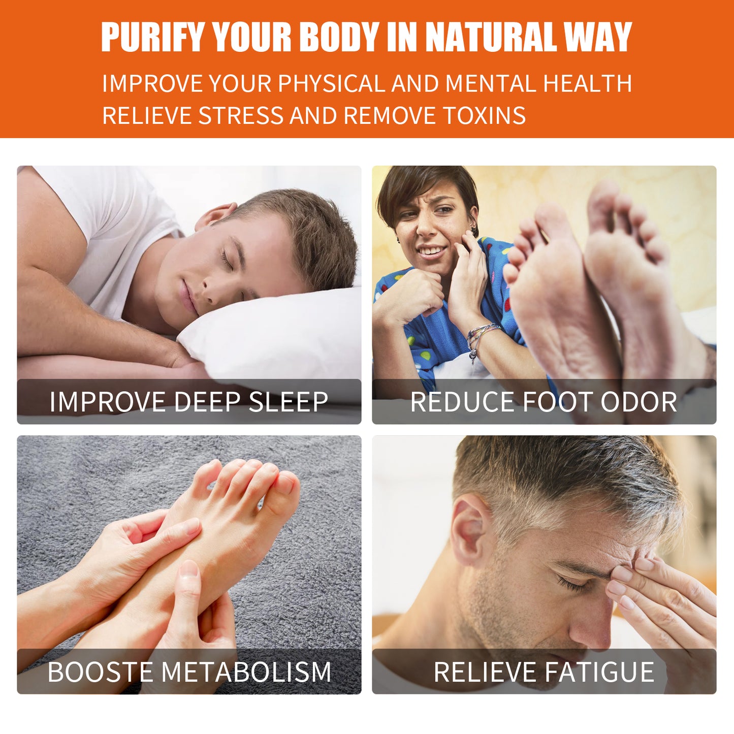 South Moon Ginger Deep Cleansing Pad, Ease, Relax And Improve Sleep Quality Foot Care Patch