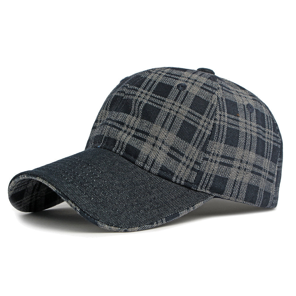 Men's And Women's Matching Striped Hat With Adjustable Strap - Fashionable And Casual Baseball Cap For Outdoor Travel, Hiking And Camping